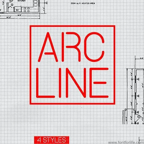 Arcline Font