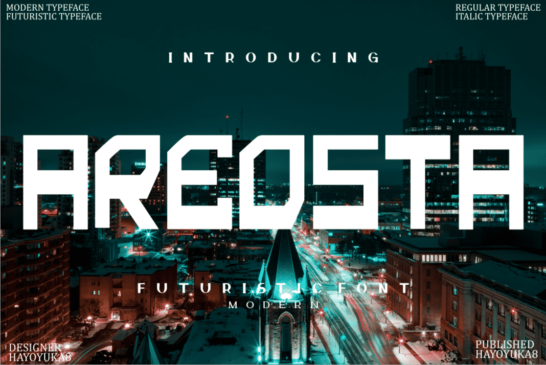 Areosta Display Font