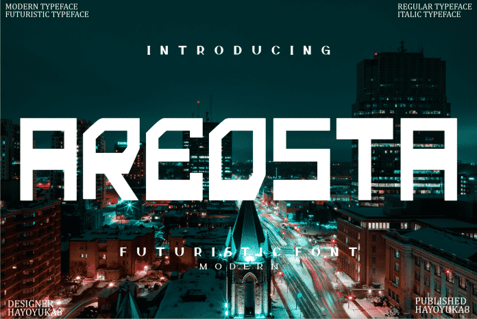 Areosta Display Font