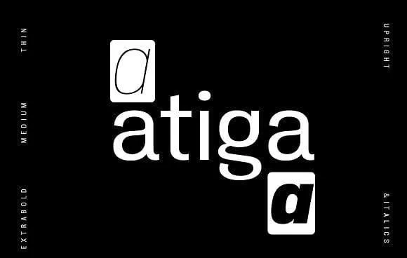 Atiga – 3 Weights + Italics Font