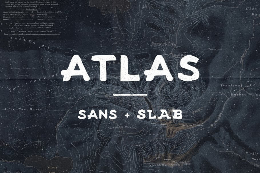 Atlas Sans and Slab Font Atlas Sans and Slab Font