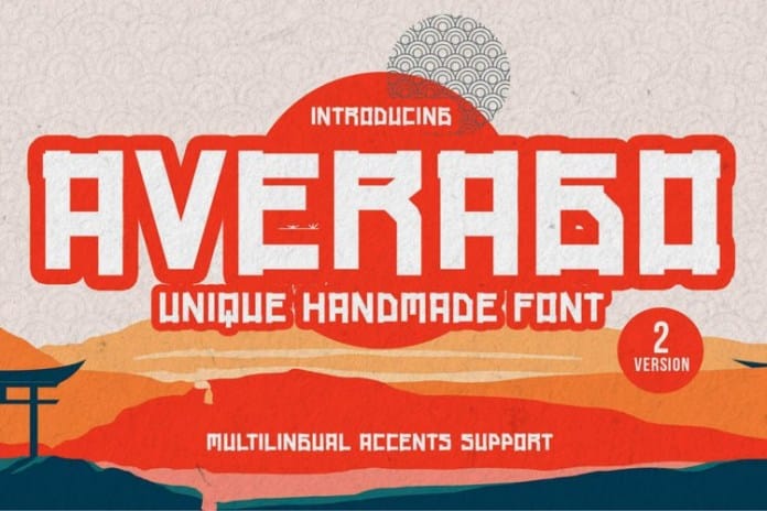 Averago - Unique Handmade Font