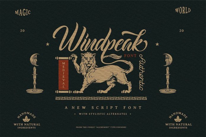 Windpeak Font