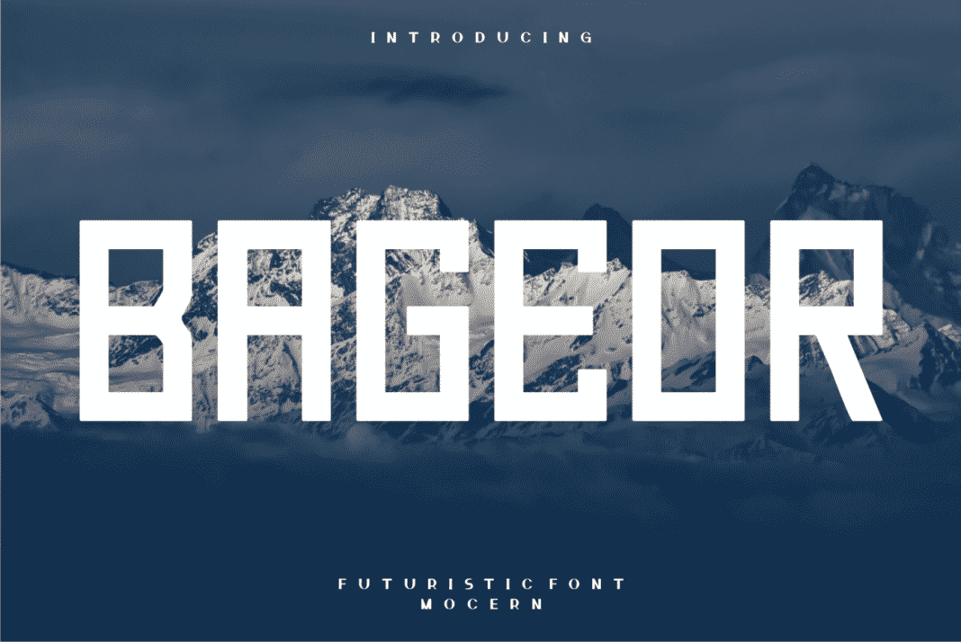 Bageor Display Font