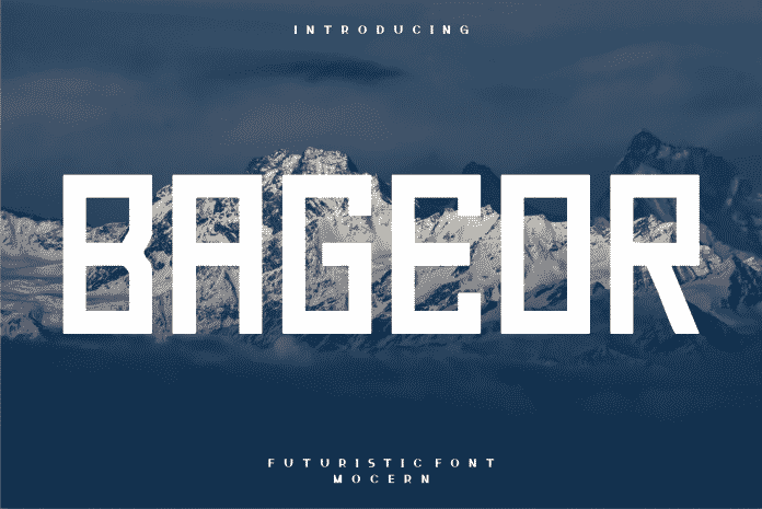 Bageor Display Font