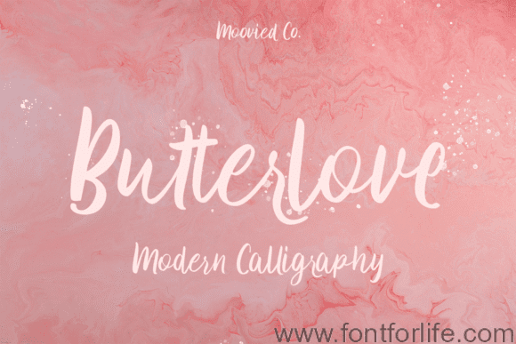 Butterlove Font