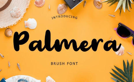 Palmera Brush Font
