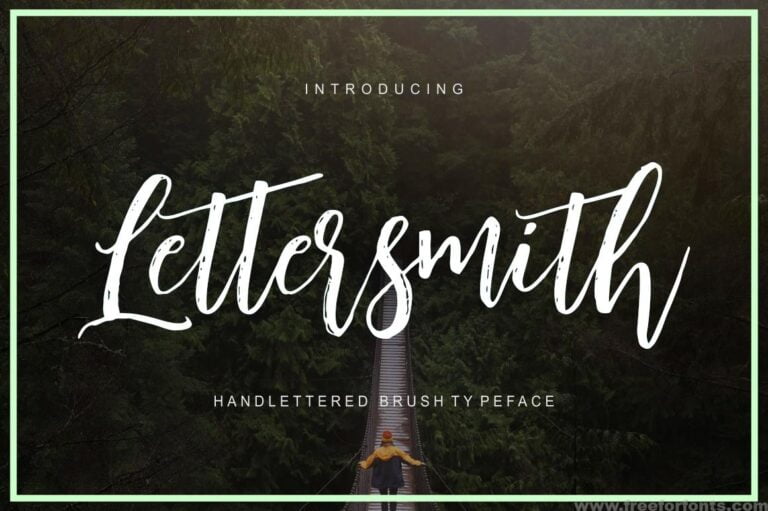 Lettersmith Font