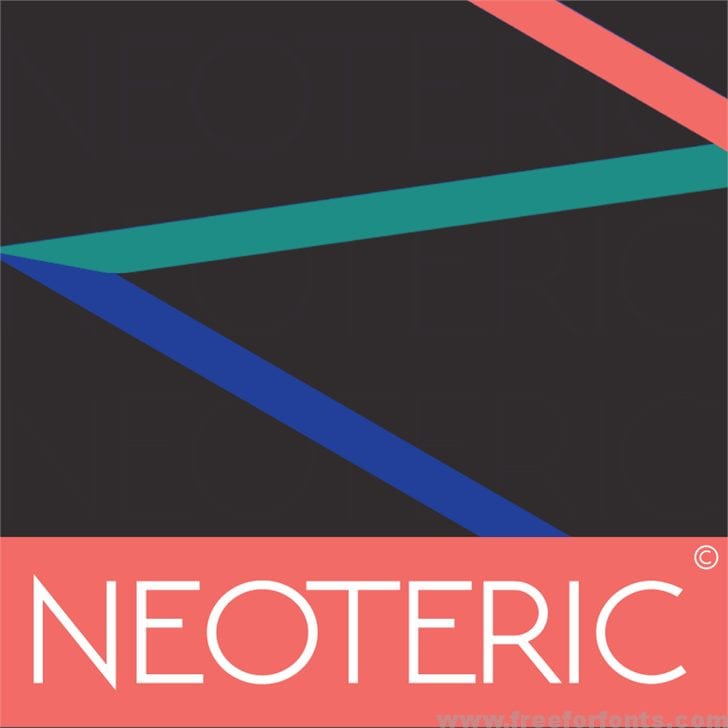 NEOTERIC font