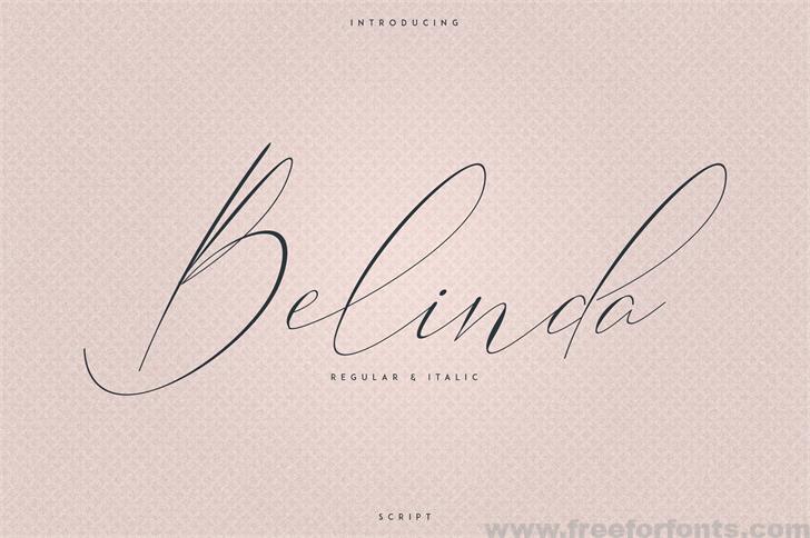 Belinda Font Family