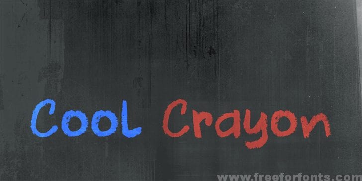 DK Cool Crayon font