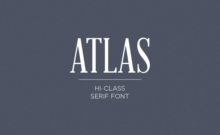 Atlas Serif Font free download