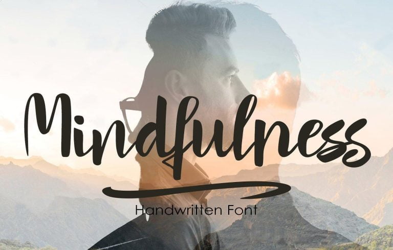 Mindfulness – handwritten font free download