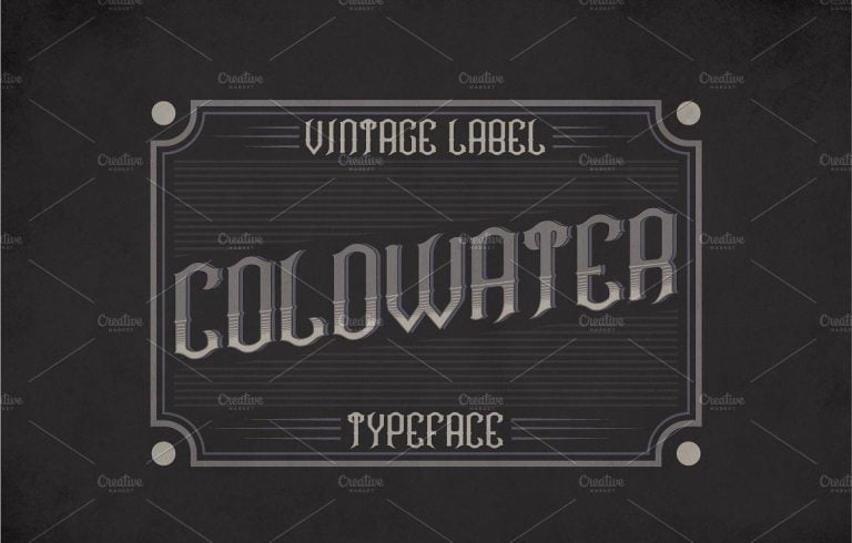 Coldwater Label Typeface free download