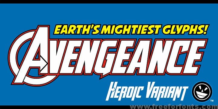 Avengeance font