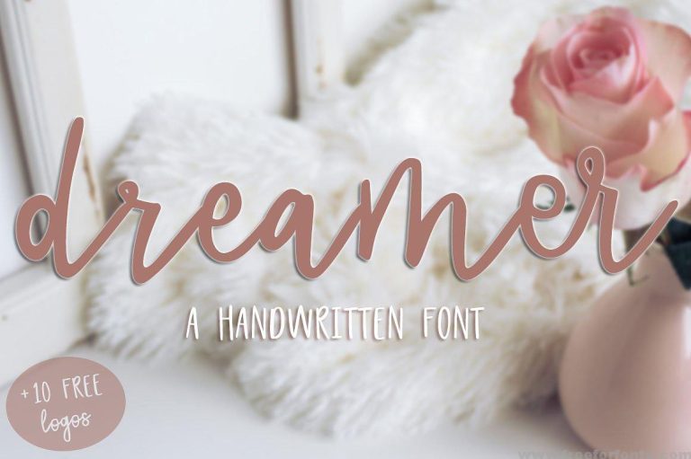 Dreamer Script + 10 Free Logos free download