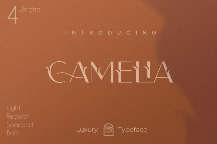 Camelia Sans - Unique Florist Typeface