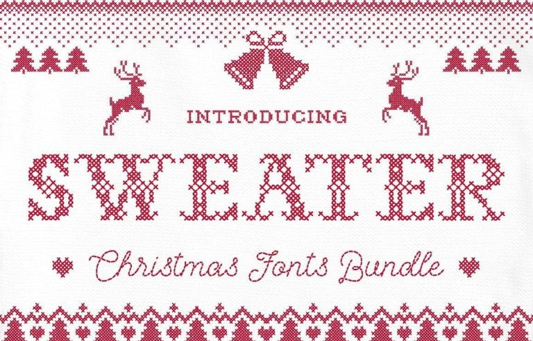 Sweater Font + BONUS free download