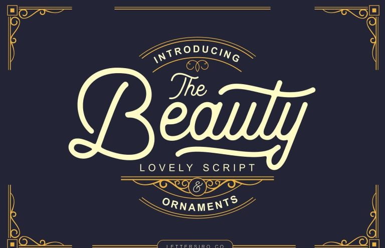 The Beauty Script & Ornaments free download