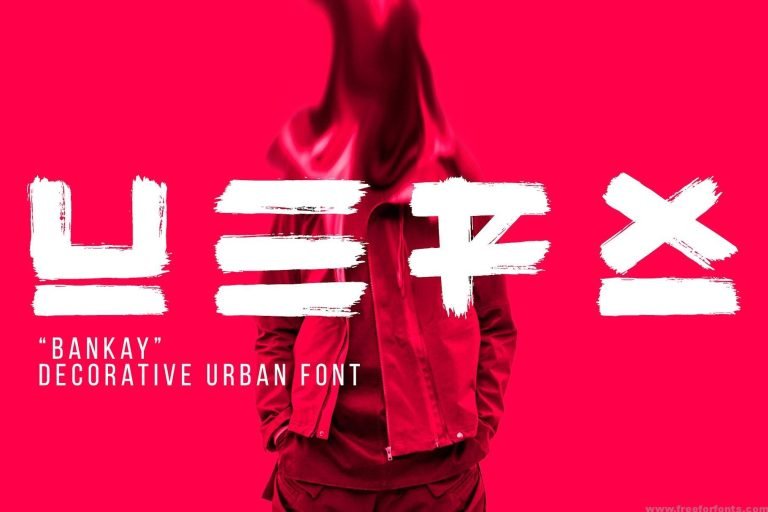 Bankay – Urban Graffiti Font free download