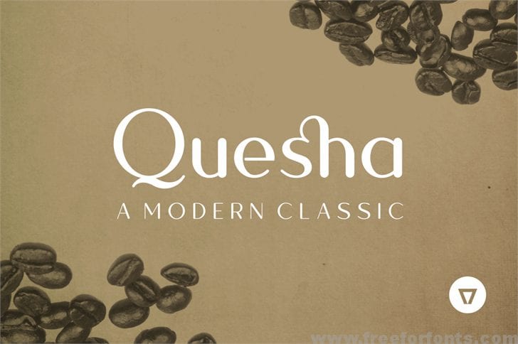 Quesha font