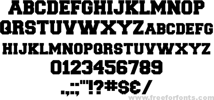 Freshman font