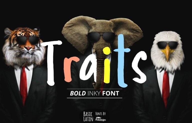 Traits Inky Font free download