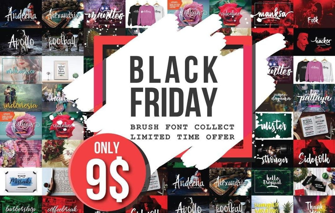 Black Friday - Brush Typeface Font