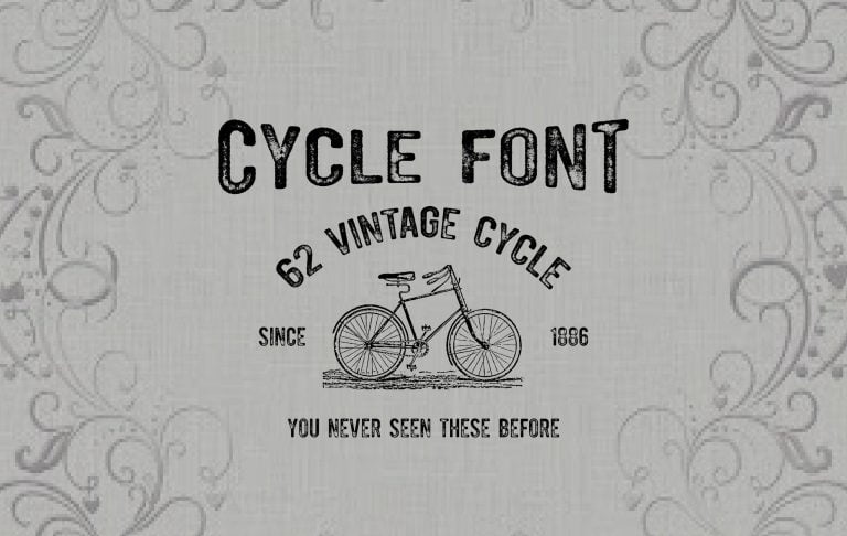 Cycle font  free download