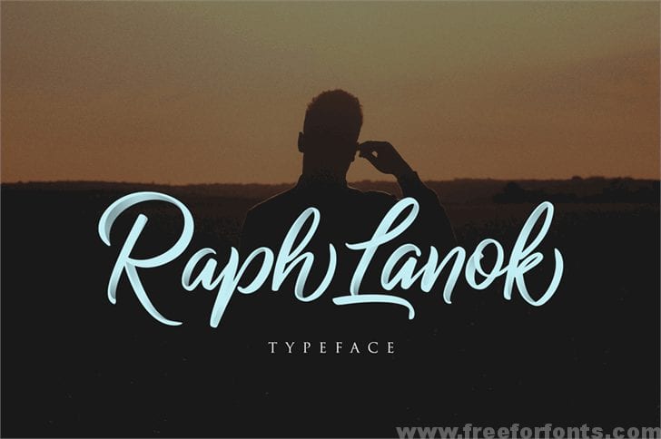 Raph Lanok Future font