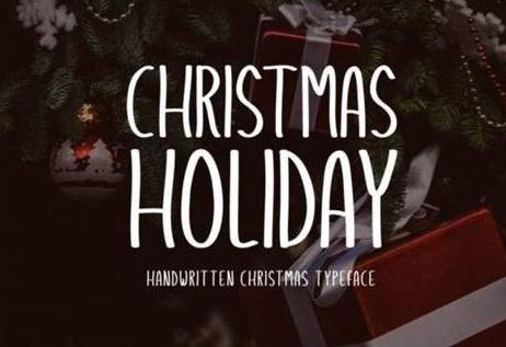 Christmas Holiday Font