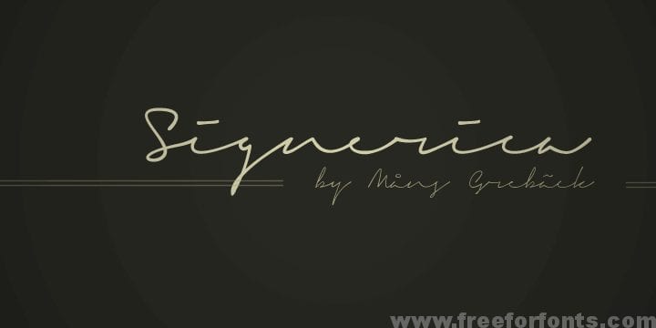 Signerica Fat font