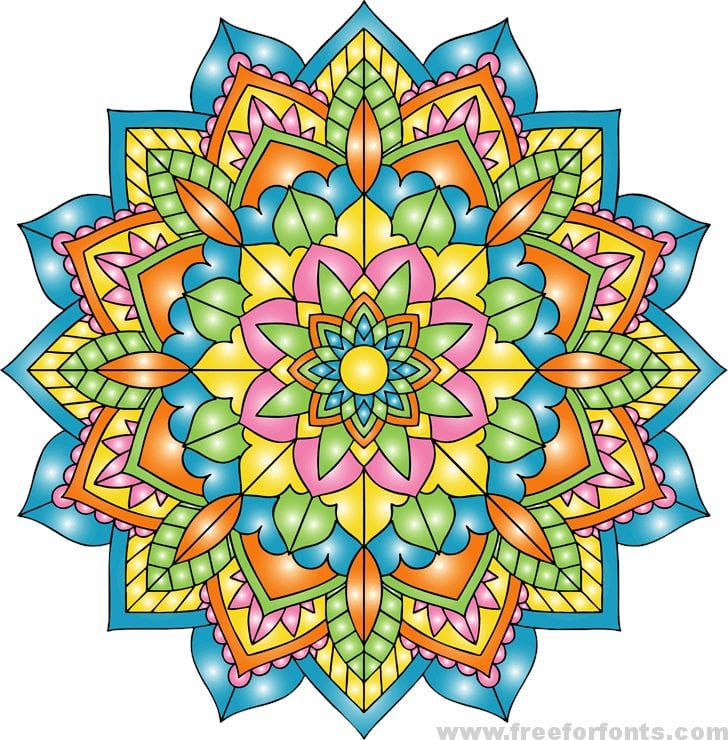 Mandalas font