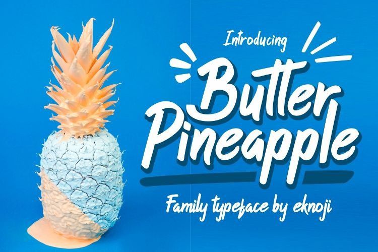 Butter Pineapple Font