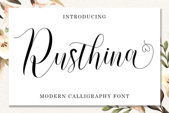 Rusthina Font