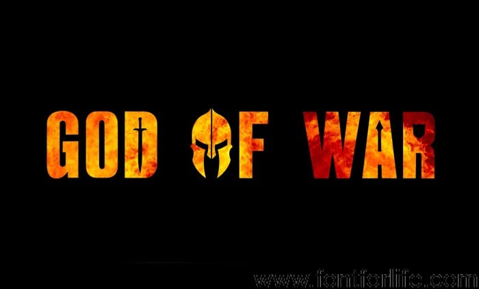 god of war Font