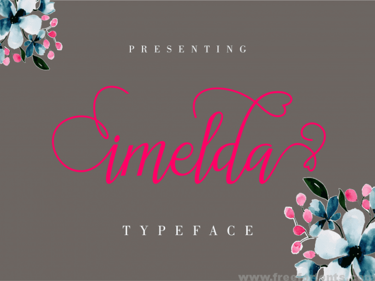 Imelda Script Font Free Download