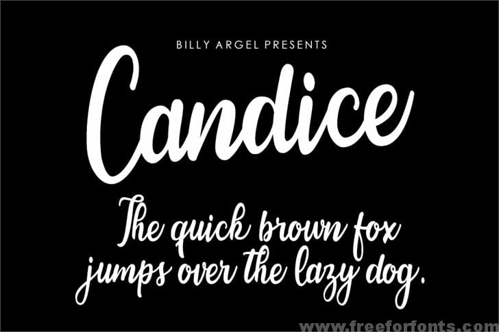 Candice font