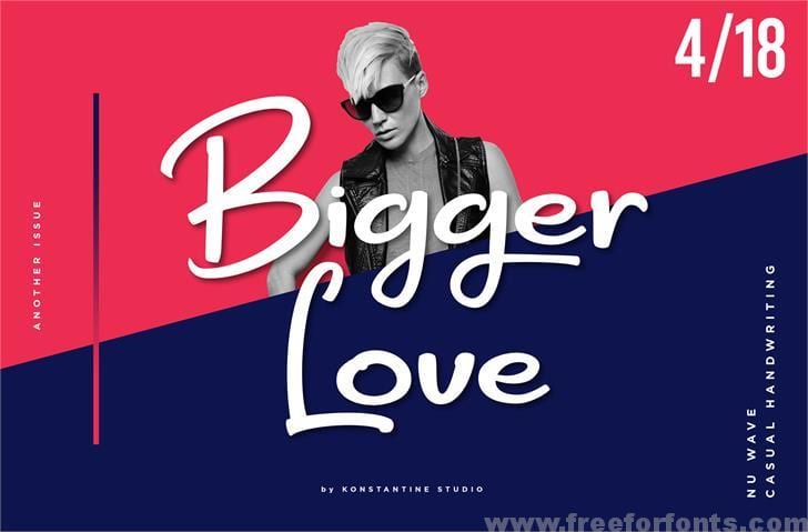 Bigger Love DEMO font