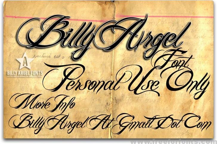 Billy Argel Font