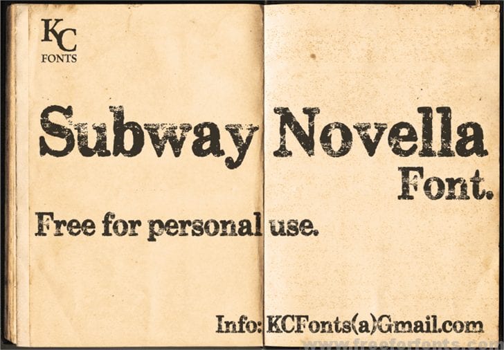 Subway Novella font