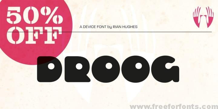 Droog Font Free Download