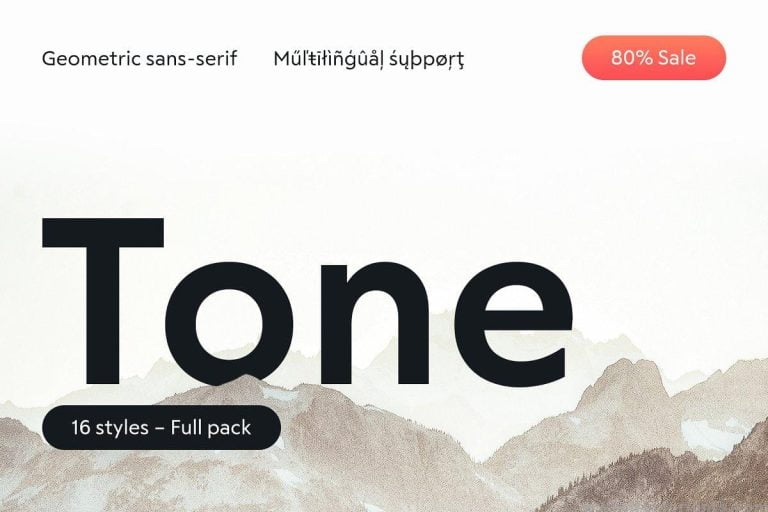 RF Tone Font Family