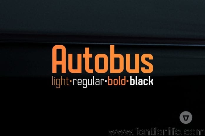 Autobus Bold Font