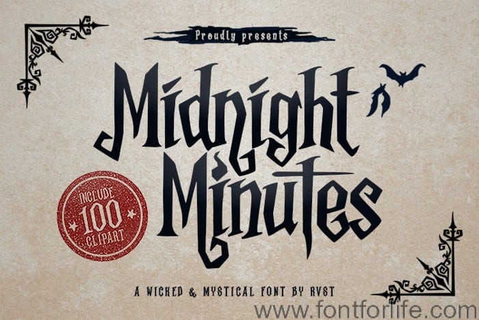 MidnightMinutes Font