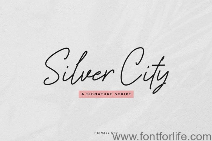Silver City Font