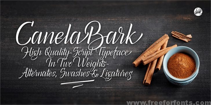 Canela Bark Personal Use font