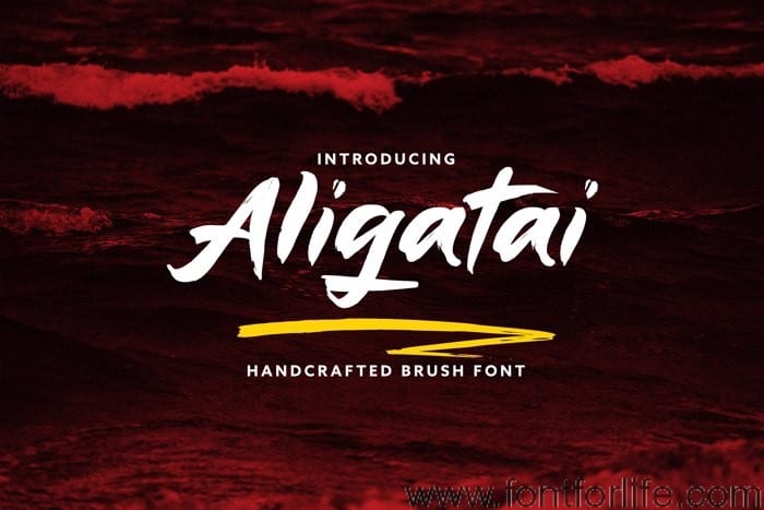 Aligatai Font