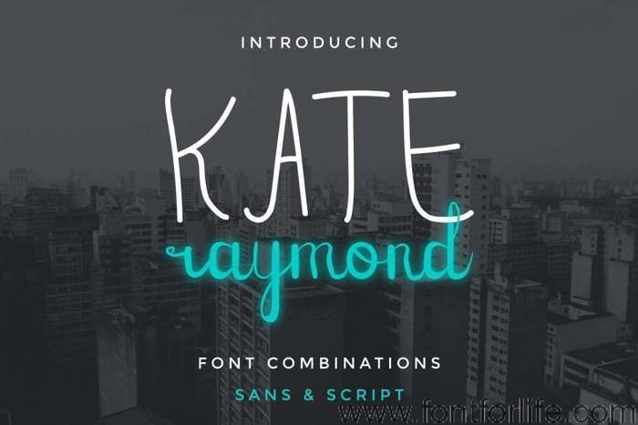 Kate Raymond Script Font