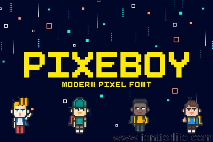 Pixeboy Font